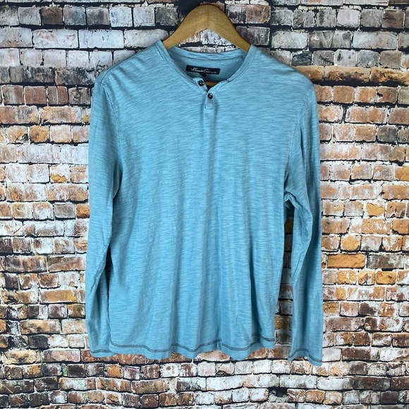 Kenneth Cole Other - Kenneth Cole NY Blue Long Sleeve Henley